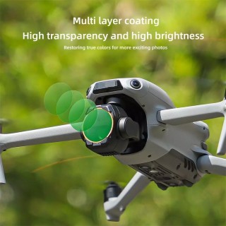 Dji Air 3S Filter Lens MCUV+ND32+CPL+ND64 - Dji Air 3 Filter Lensa Sunnylife - MCUV+ND32+CPL+ND64